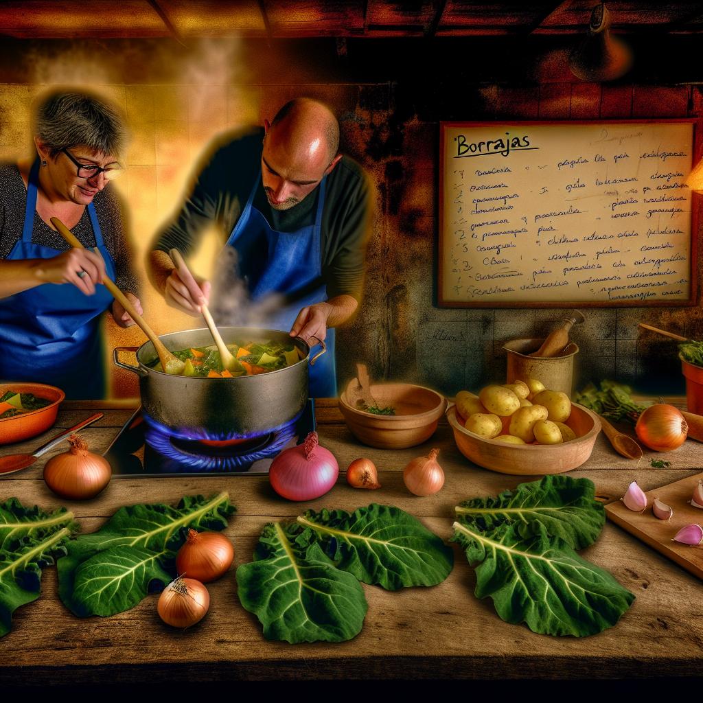 How to make borrajas (borage stew).