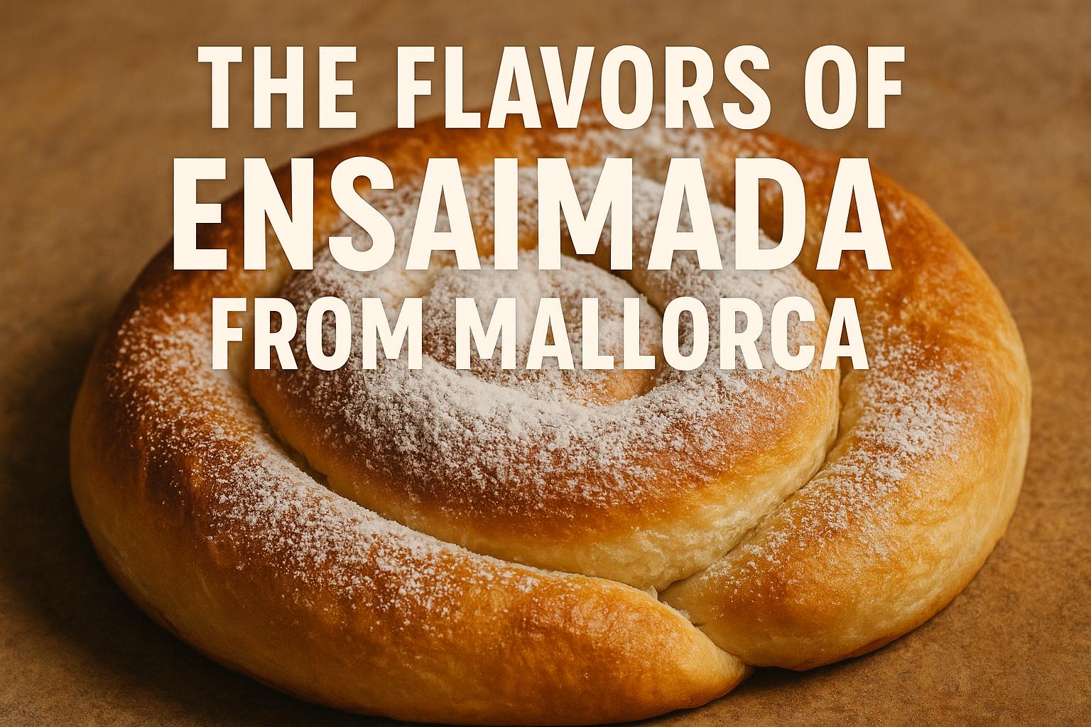 The flavors of ensaimada from Mallorca.